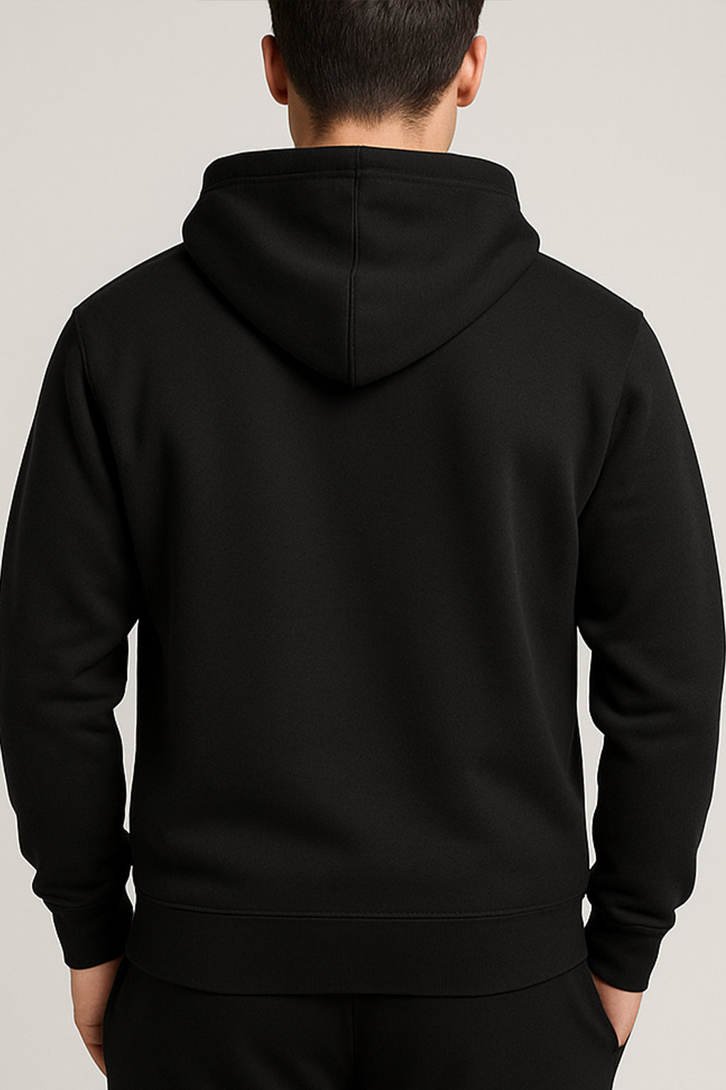 DOPE Minimal Hoodie — Jet Black (Unisex)