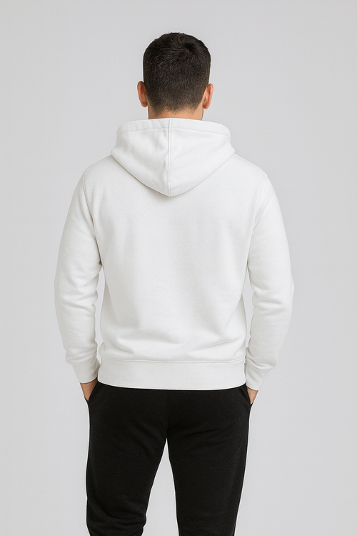 DOPE Minimal Hoodie — Arctic White