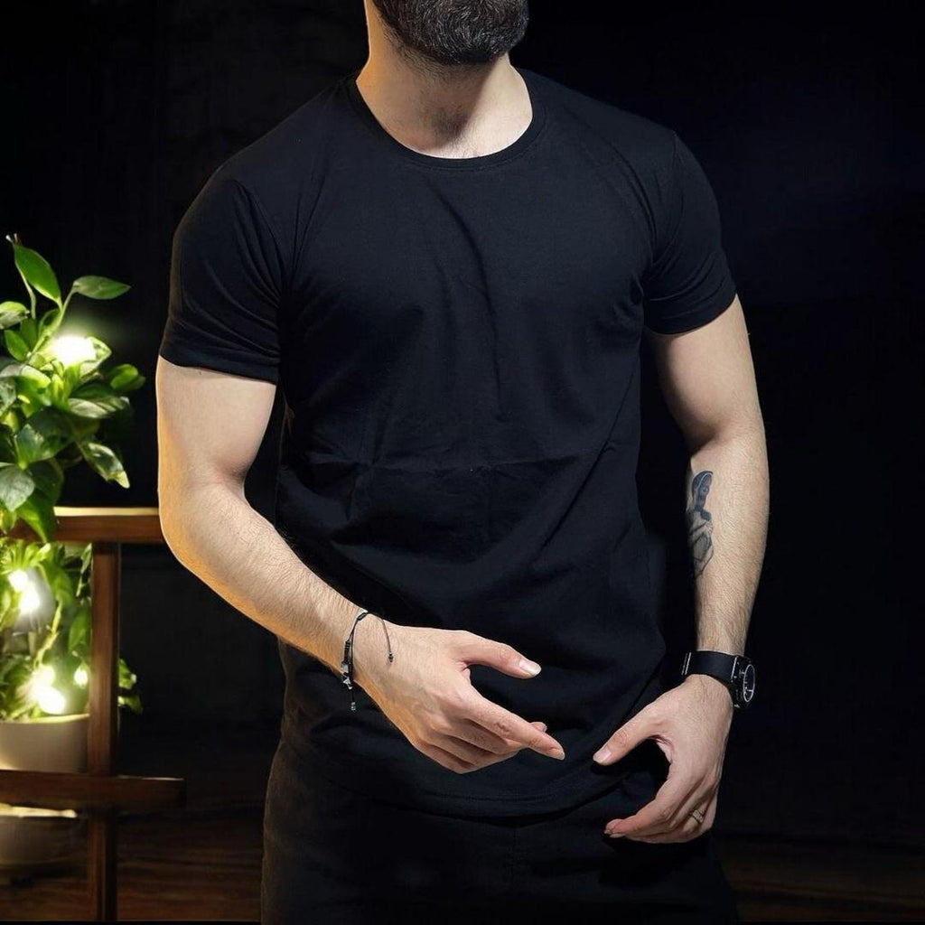 Men’s Premium Black Jersey Tee