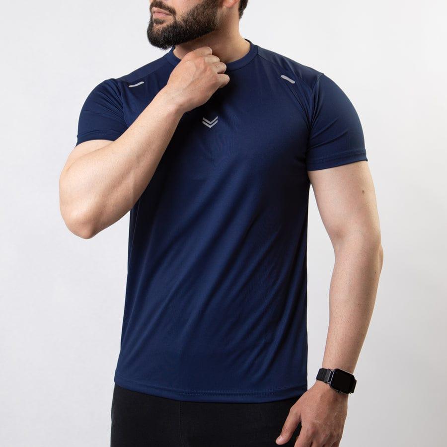 Men's Dri Fit Plain T-Shirt Navy